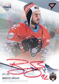 2018-19 SportZoo Tipsport Liga Winter Classic - Autograph #W13 Brock Higgs Front