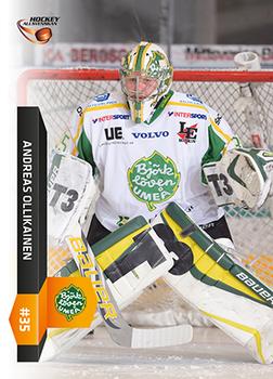 2015-16 Playercards HockeyAllsvenskan #HA-145 Andreas Ollikainen Front