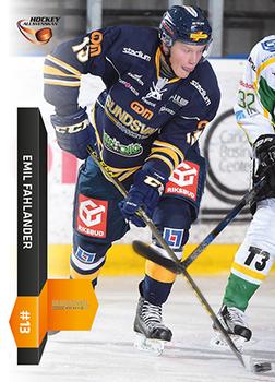 2015-16 Playercards HockeyAllsvenskan #HA-262 Emil Fahlander Front