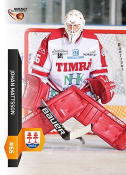 2015-16 Playercards HockeyAllsvenskan #HA-293 Johan Mattsson Front