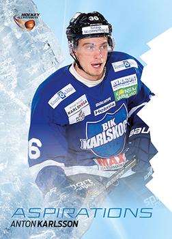 2015-16 Playercards HockeyAllsvenskan - Aspirations #HA-AS08 Anton Karlsson Front