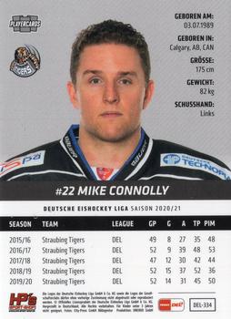 2020-21 Playercards (DEL) #DEL-334 Mike Connolly Back