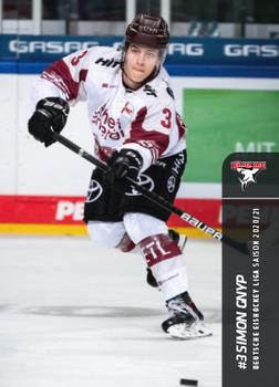 2020-21 Playercards (DEL) #DEL-410 Simon Gnyp Front