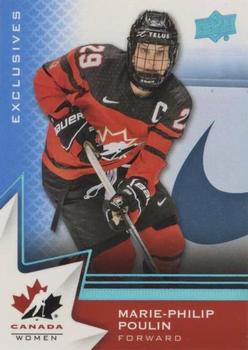 2020-21 Upper Deck Team Canada Juniors - Blue #48 Marie-Philip Poulin Front