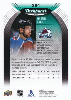 2020-21 Parkhurst - Gold #284 Martin Kaut Back