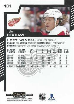 2020-21 O-Pee-Chee Platinum #101 Tyler Bertuzzi Back