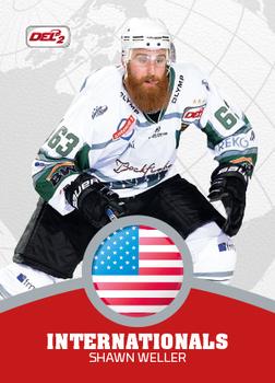 2016-17 Playercards (DEL2) - Internationals #DEL2-IN03 Shawn Weller Front