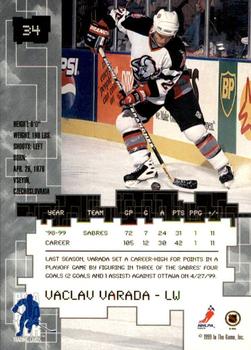 1999-00 Be a Player Millennium Signature Series - Anaheim National Gold #34 Vaclav Varada Back