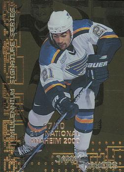1999-00 Be a Player Millennium Signature Series - Anaheim National Gold #206 Jamal Mayers Front