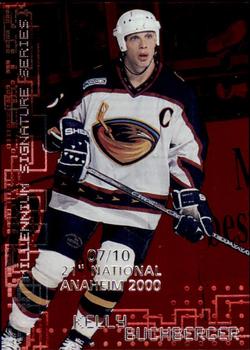 1999-00 Be a Player Millennium Signature Series - Anaheim National Ruby #19 Kelly Buchberger Front