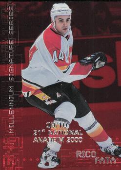 1999-00 Be a Player Millennium Signature Series - Anaheim National Ruby #46 Rico Fata Front