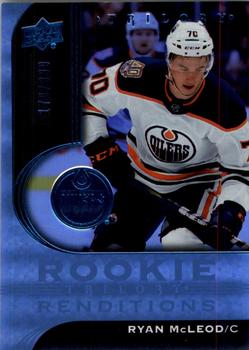 2020-21 Upper Deck Trilogy - Rookie Renditions Blue Foil #RR-23 Ryan McLeod Front