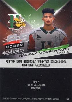 2020-21 Extreme Halifax Mooseheads (QMJHL) #23 Bobby Orr Back