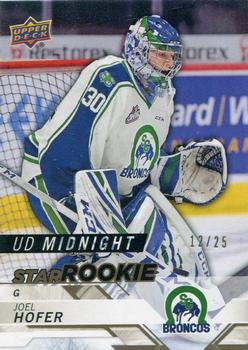 2018-19 Upper Deck CHL - Star Rookies Midnight #353 Joel Hofer Front