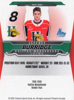 2019-20 Halifax Mooseheads (QMJHL) #5 Jeffrey Burridge Back