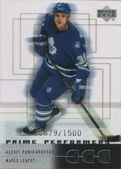 2000-01 Upper Deck Rookie Update - 2000-01 Upper Deck Ice Update #101 Alexei Ponikarovsky Front