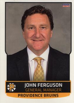 2019-20 Choice Providence Bruins (AHL) #29 John Ferguson Front