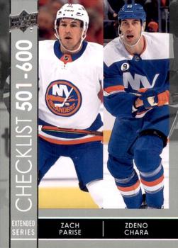 2021-22 Upper Deck #699 Zach Parise / Zdeno Chara Front