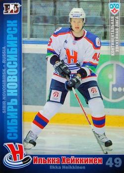 2010-11 Russian KHL #SIB-11 Ilkka Heikkinen Front