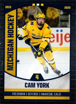 2019-20 Michigan Wolverines (NCAA) #2 Cam York Front