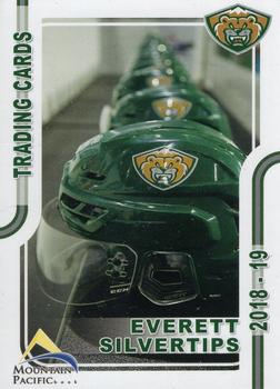 2018-19 Grandstand Everett Silvertips (WHL) #NNO Header Card Front