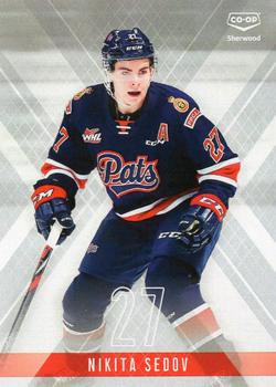 2019-20 Co-op Regina Pats (WHL) #NNO Nikita Sedov Front