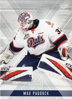 2019-20 Co-op Regina Pats (WHL) #NNO Max Paddock Front