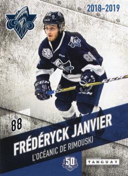 2018-19 Extreme Rimouski Oceanic (QMJHL) #23 Frederyck Janvier Front