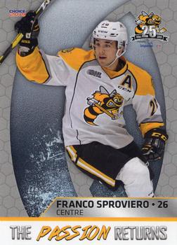 2018-19 Choice Sarnia Sting (OHL) #8 Franco Sproviero Front