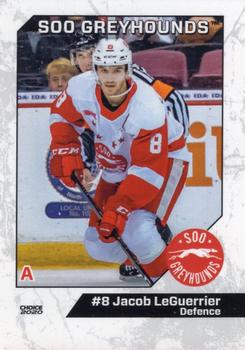 2019-20 Choice Sault Ste. Marie Greyhounds (OHL) #4 Jacob Leguerrier Front