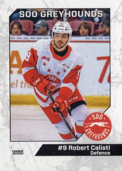 2019-20 Choice Sault Ste. Marie Greyhounds (OHL) #5 Robert Calisti Front