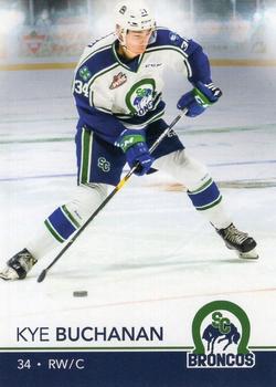 2018-19 Swift Current Broncos (WHL) #NNO Kye Buchanan Front