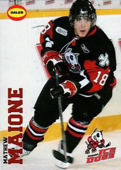 2007-08 Gales Niagara IceDogs (OHL) #15 Mathew Maione Front