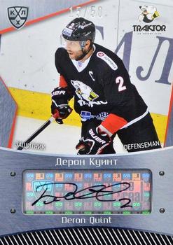 2015-16 Sereal KHL - Autographs #TRK-A06 Deron Quint Front