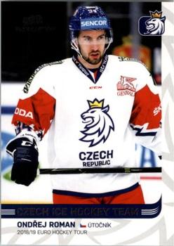 2018-19 Moje karticky Czech Ice Hockey Team #31 Ondrej Roman Front
