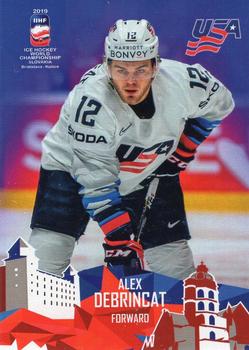 2019 Taiga IIHF World Championship Team USA #USA19/16 Alex Debrincat Front