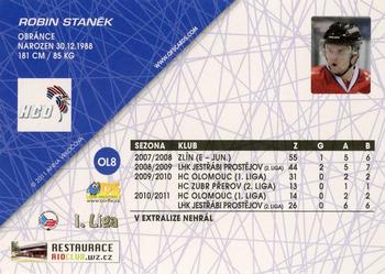 2011-12 OFS Plus - HC Olomouc #8 Robin Stanek Back