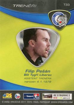 2011-12 OFS Plus - Coaches #T33 Filip Pesan Back