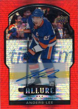 2020-21 Upper Deck Allure - Red Rainbow Autographs #33 Anders Lee Front