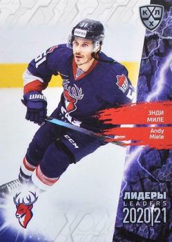 2021 Sereal KHL Collection #LDR-074 Andy Miele Front