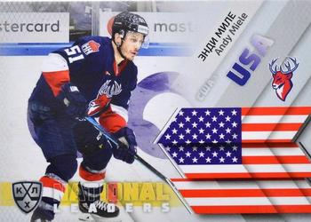 2021 Sereal KHL Collection - National Leaders #NAT-NAM-015 Andy Miele Front
