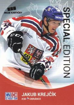 2016-17 Moje karticky Czech Ice Hockey Team - Gold #26 Jakub Krejcik Front