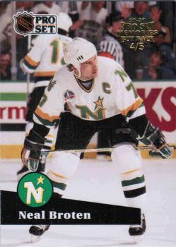 2020-21 Pro Set Memories - 1991-92 Buybacks Gold #112 Neal Broten Front