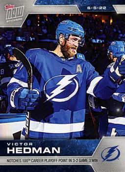 2021-22 Topps Now Stickers #516 Victor Hedman Front