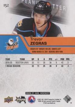 2020-21 Upper Deck AHL - UD High Gloss #152 Trevor Zegras Back