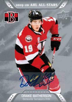 2020-21 Upper Deck AHL - Autographs #212 Drake Batherson Front