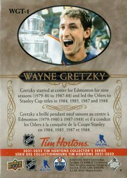 2021-22 Upper Deck Tim Hortons - Wayne Gretzky Tribute #WGT-1 Wayne Gretzky Back