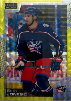 2020-21 O-Pee-Chee Platinum - Neon Yellow Surge #78 Seth Jones Front