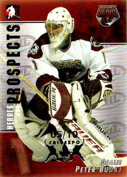 2004-05 In The Game Heroes and Prospects - Fall Expo Silver #11 Peter Budaj Front