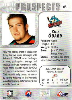 2004-05 In The Game Heroes and Prospects - Fall Expo Silver #85 Kelly Guard Back